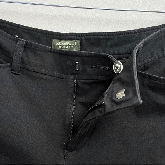 Eddie Bauer Blakey Fit Black Mid Rise Bootcut Pants Size 10 - Picture 9 of 10